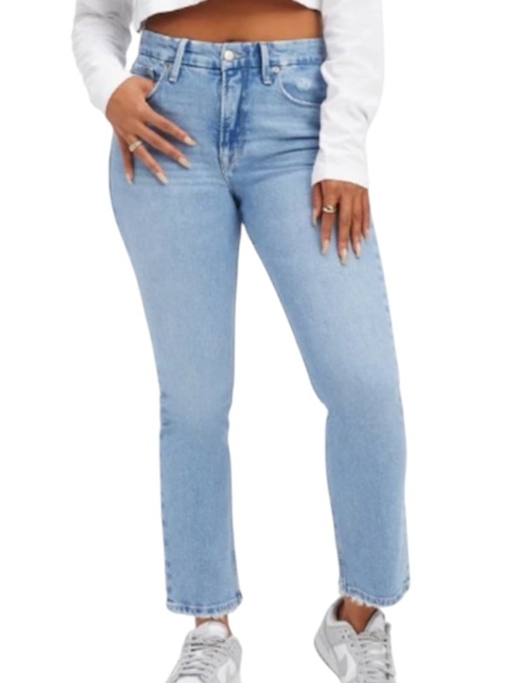 Good American good legs straight jeans size 20 NWT